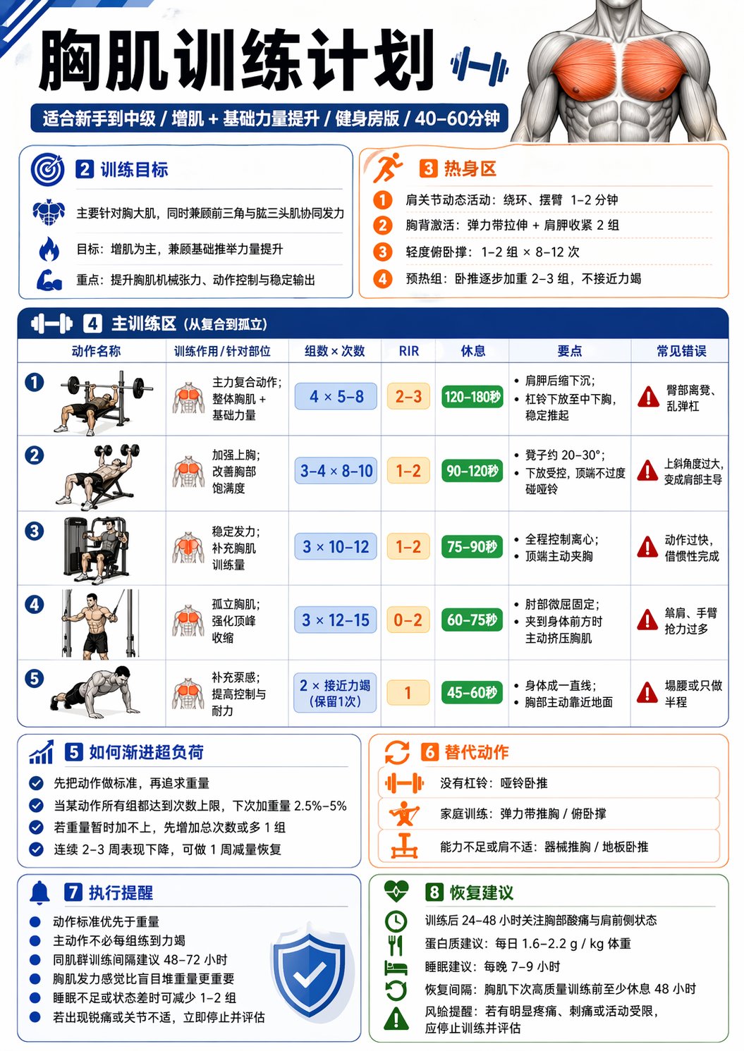 AI image generated from the “Fitness Training Infographic” prompt