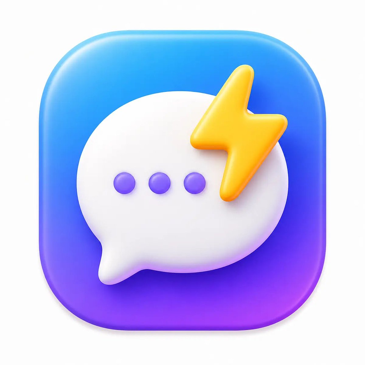 AI image generated from the “Flash Chat App Icon” prompt