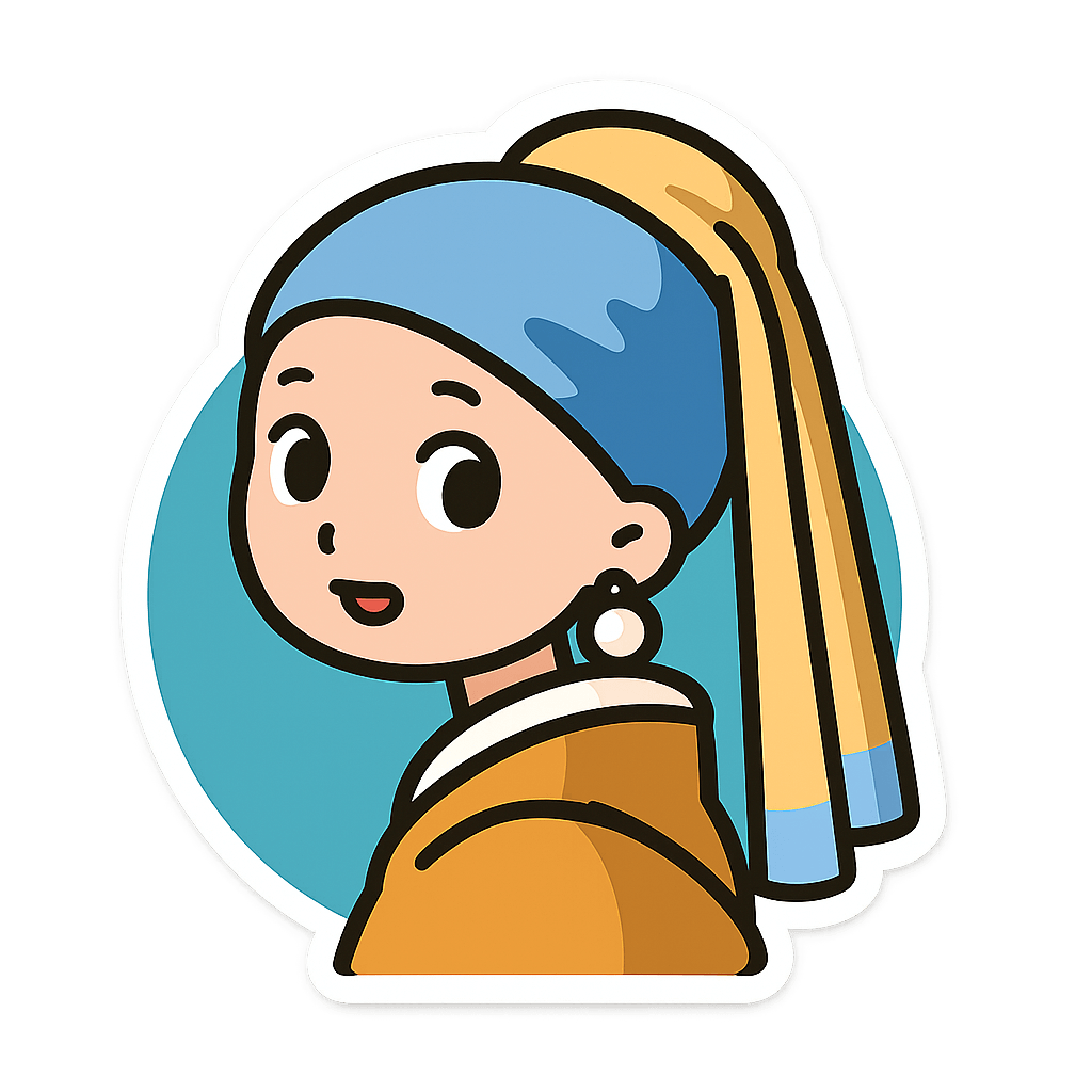 AI image generated from the “Flat Sticker Design” prompt