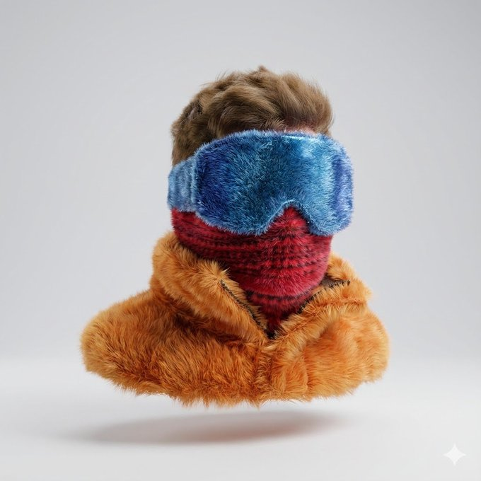 AI image generated from the “Fluffy Plush Toy” prompt
