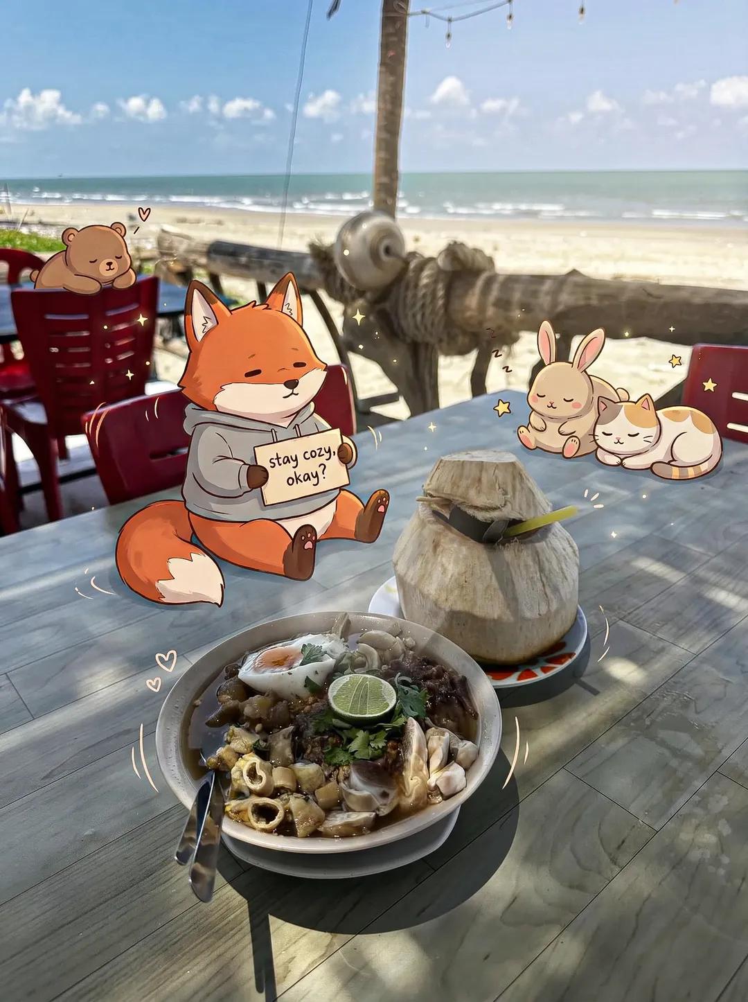 AI image generated from the “Food Photography with Doodle Characters” prompt