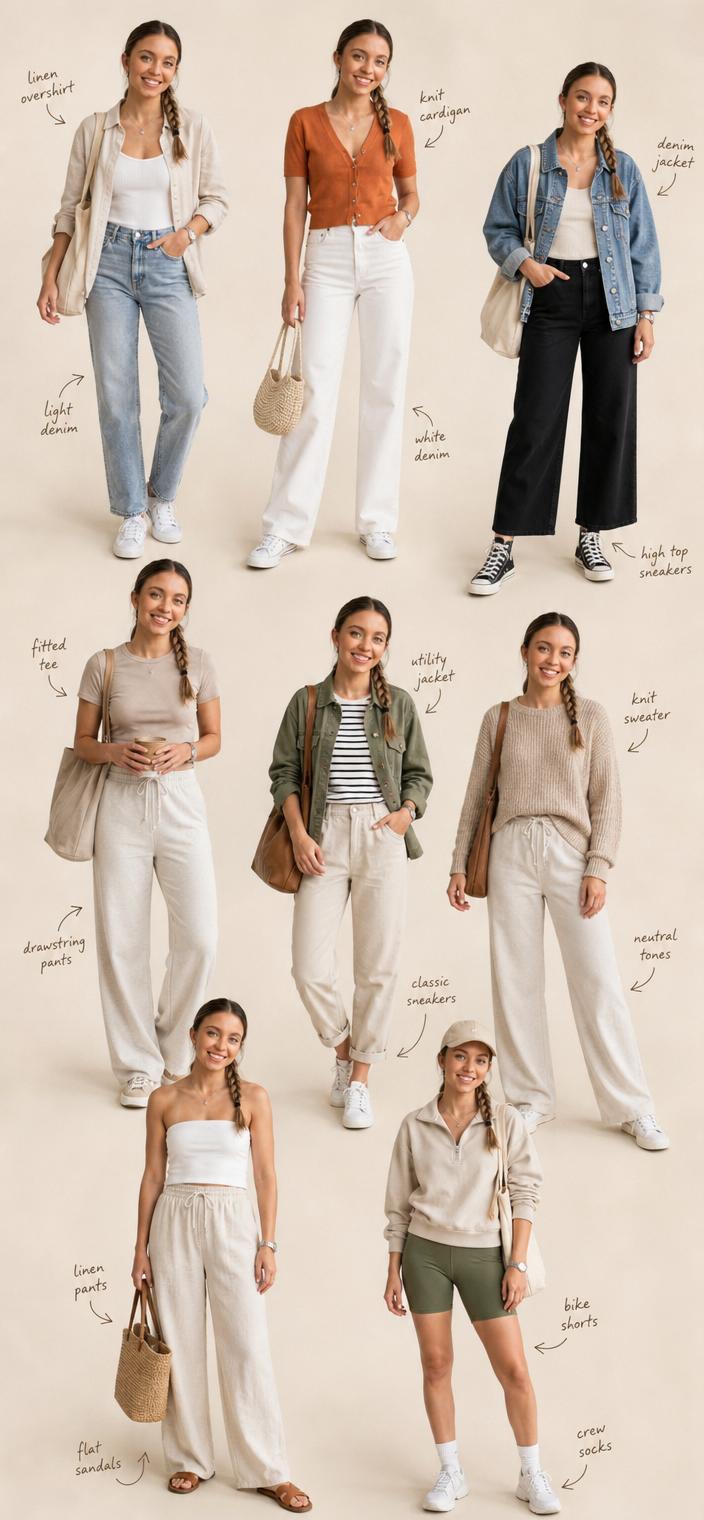 AI image generated from the “Freeform fashion-editorial collage of me in 8 distinct” prompt