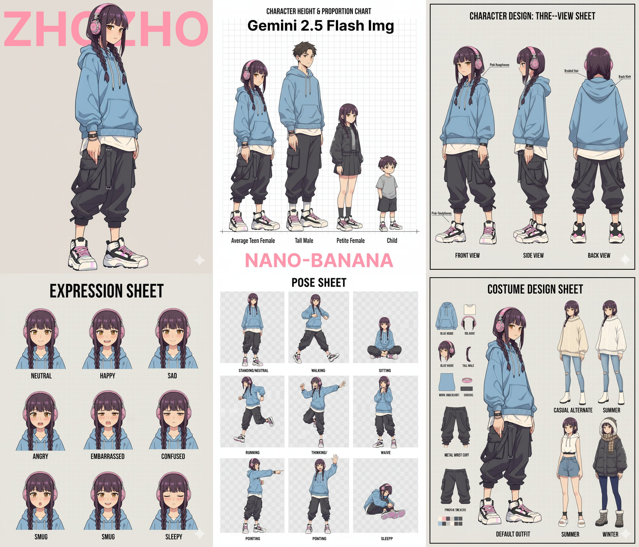 AI image generated from the “Generate Character Design” prompt