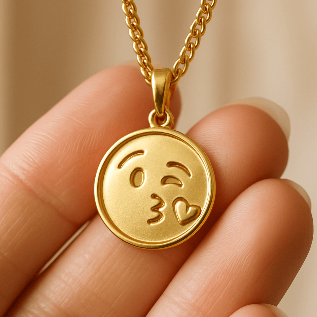 AI image generated from the “Golden Pendant Necklace” prompt