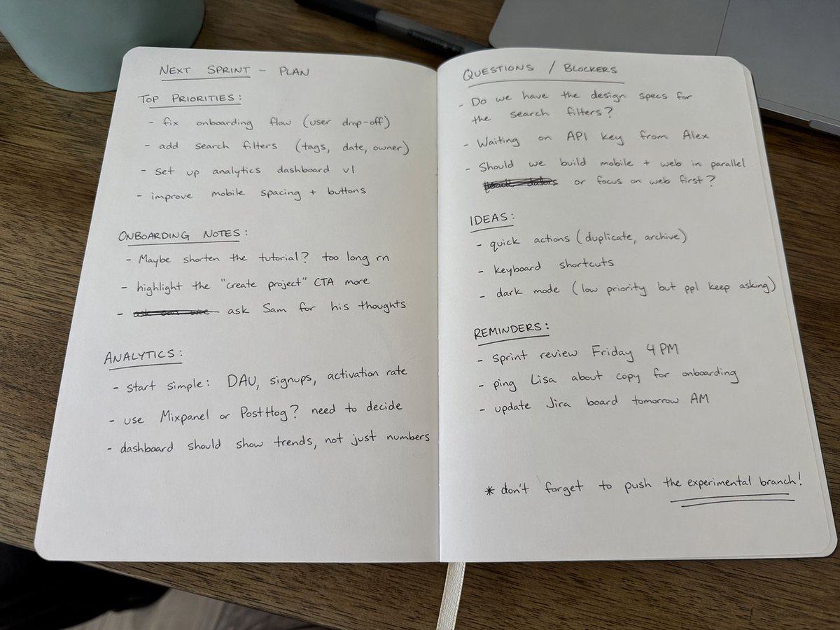 AI image generated from the “Handwritten Notebook Photo” prompt