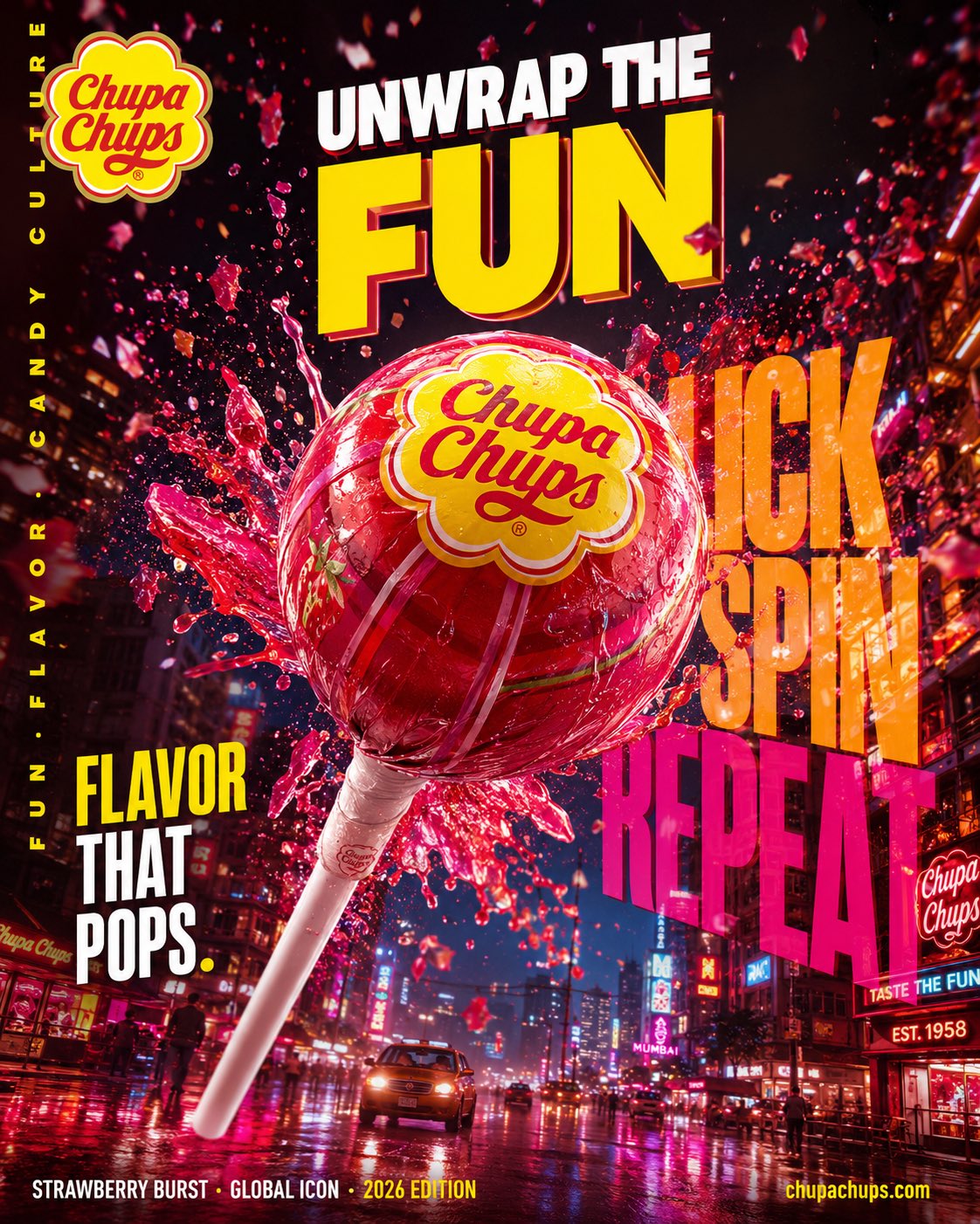 AI image generated from the “Hyper-realistic cinematic FMCG billboard advertising poster” prompt