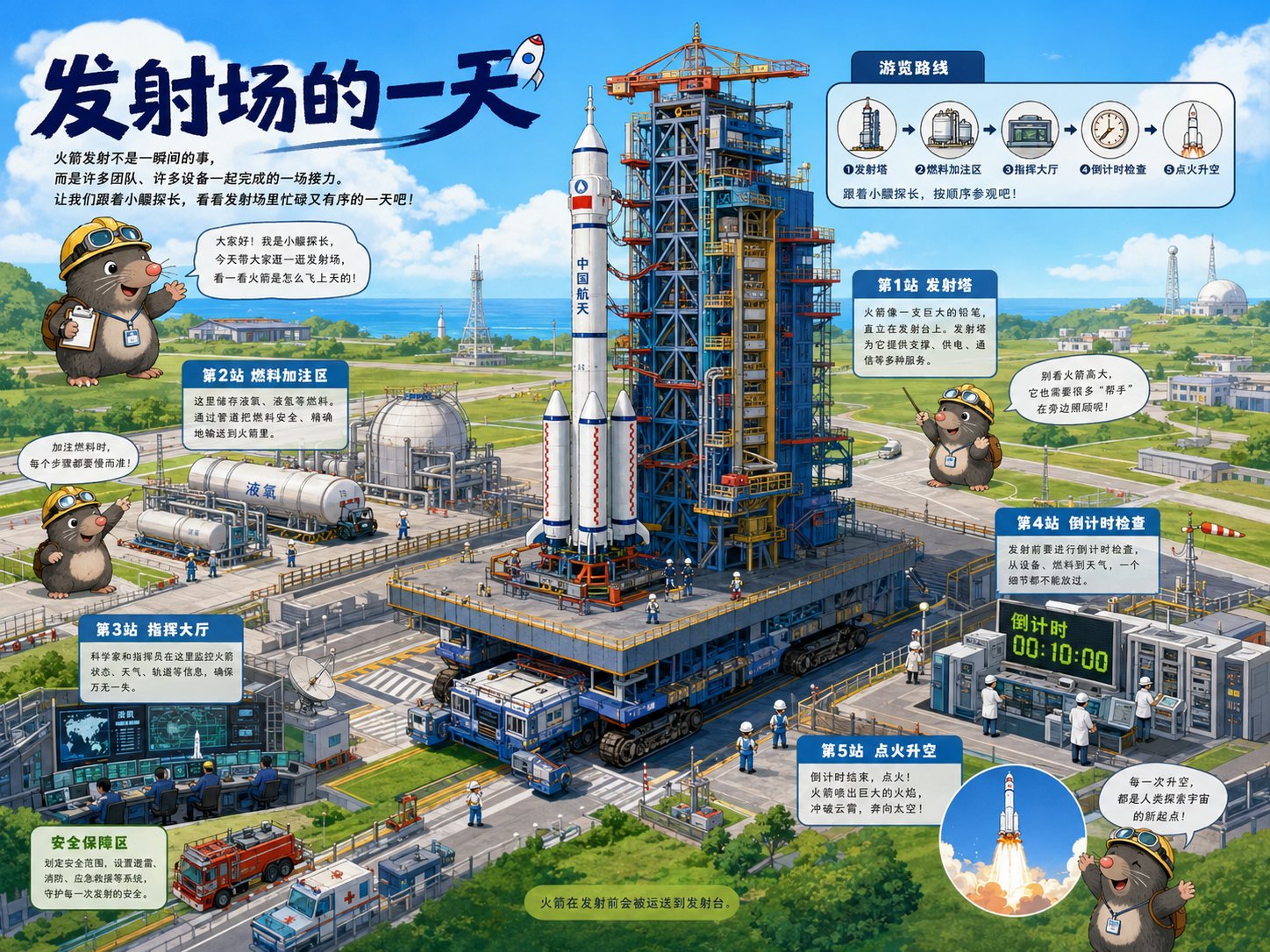 AI image generated from the “《导览式科普绘本》提示词 请根据【主题】创作一张高完” prompt