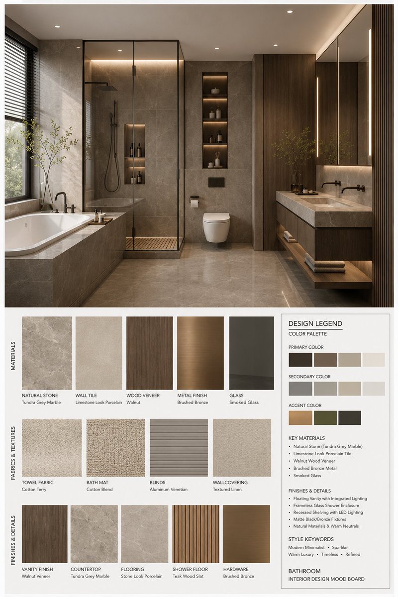 AI image generated from the “Interior Design Mood Board Generator” prompt