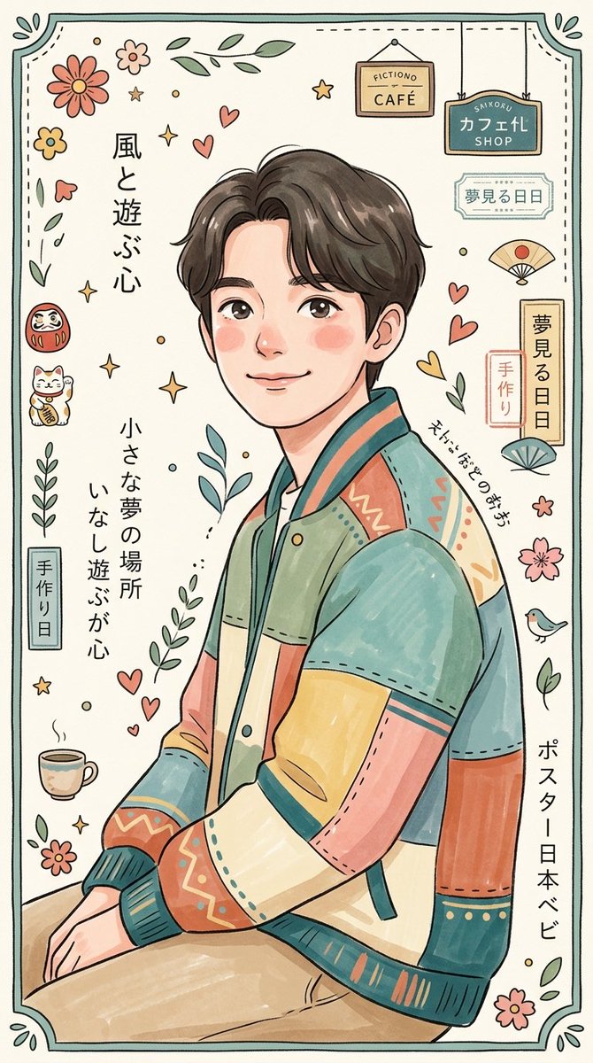 AI image generated from the “Japanese Whimsical Folk-Art Illustration” prompt