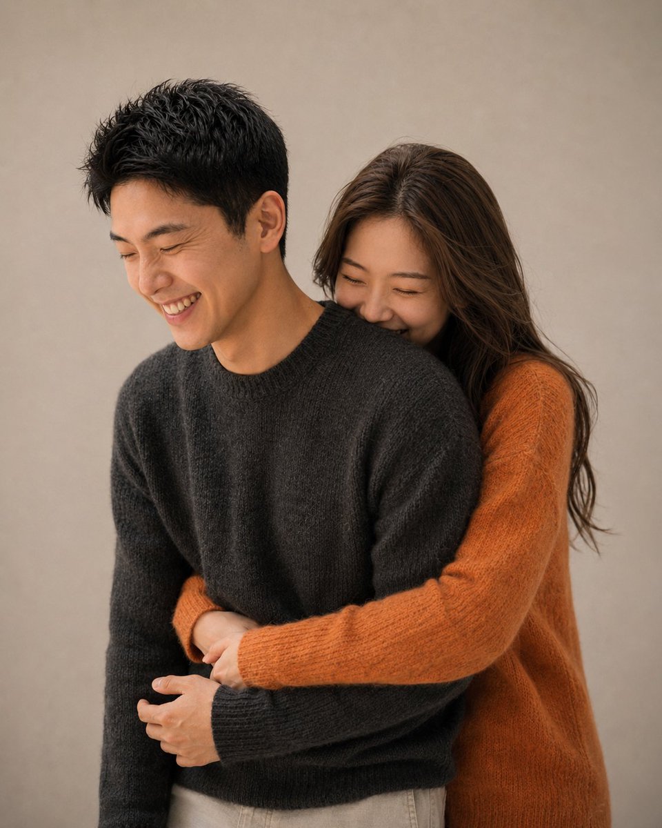 AI image generated from the “Korean Studio Couple Magazine Portrait” prompt