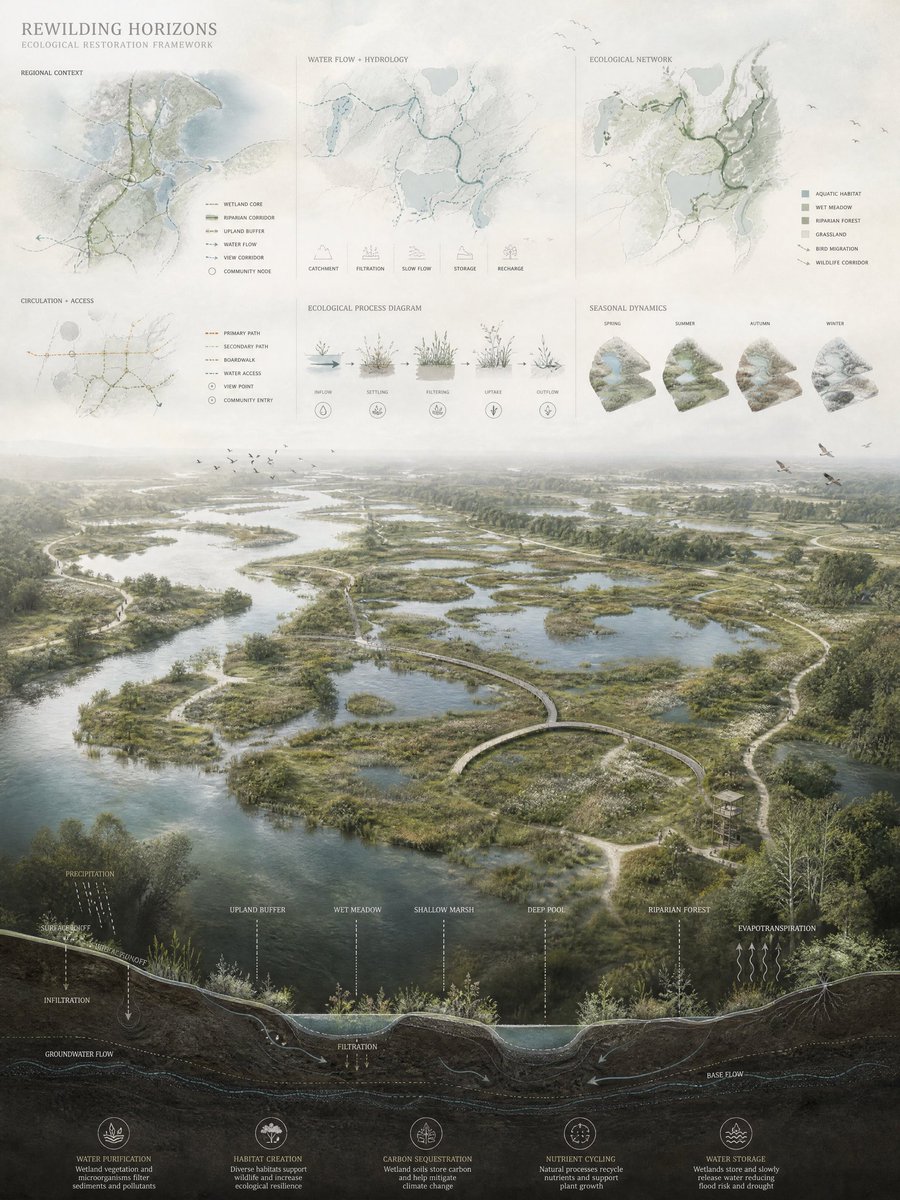 AI image generated from the “Landscape Architecture Board” prompt