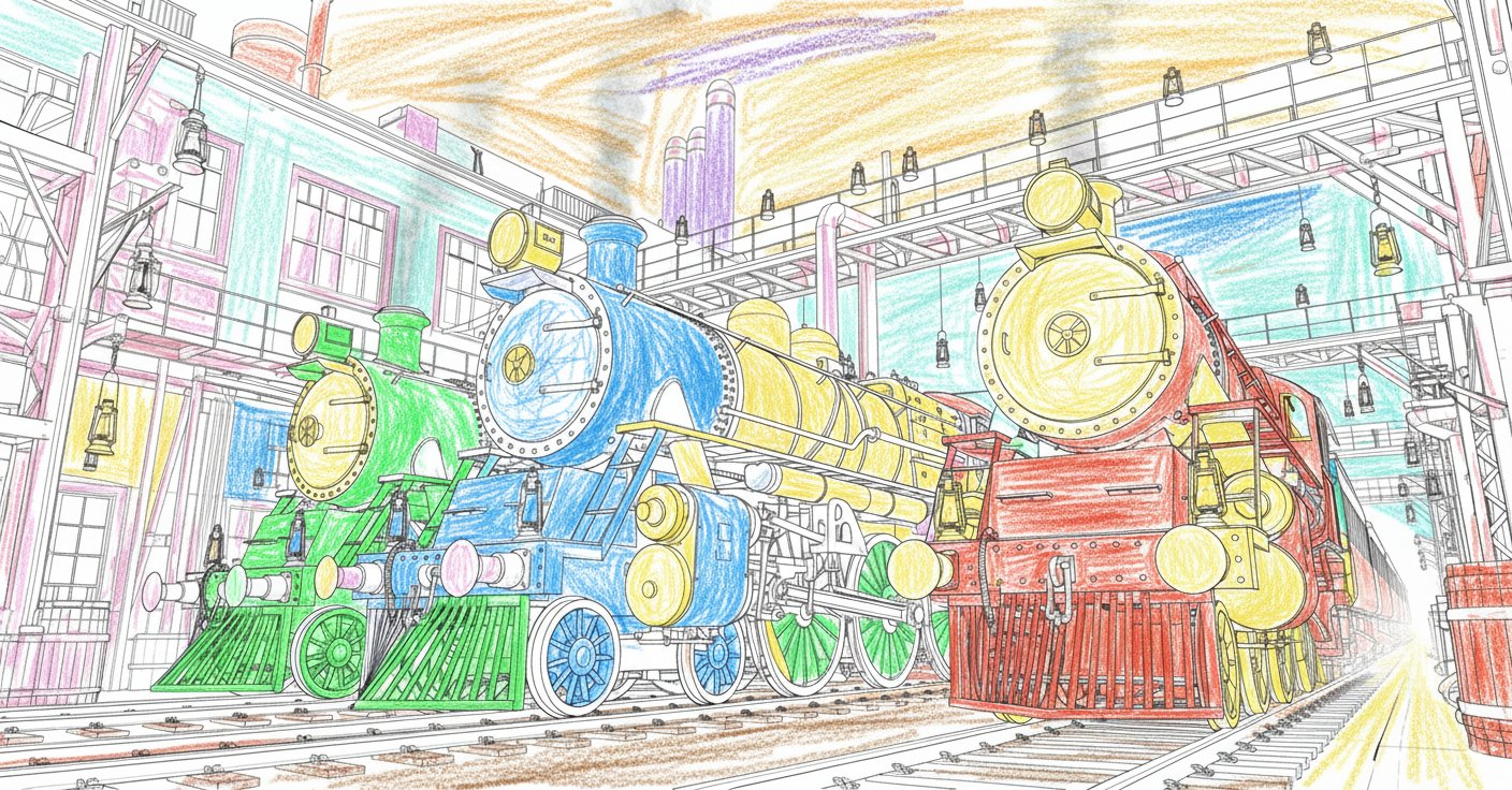 AI image generated from the “Line Art to Doodle Drawing” prompt