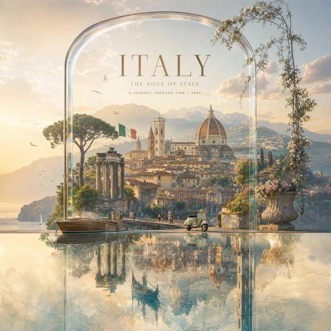AI image generated from the “Luxurious, dreamy country travel-art collection in the exact” prompt