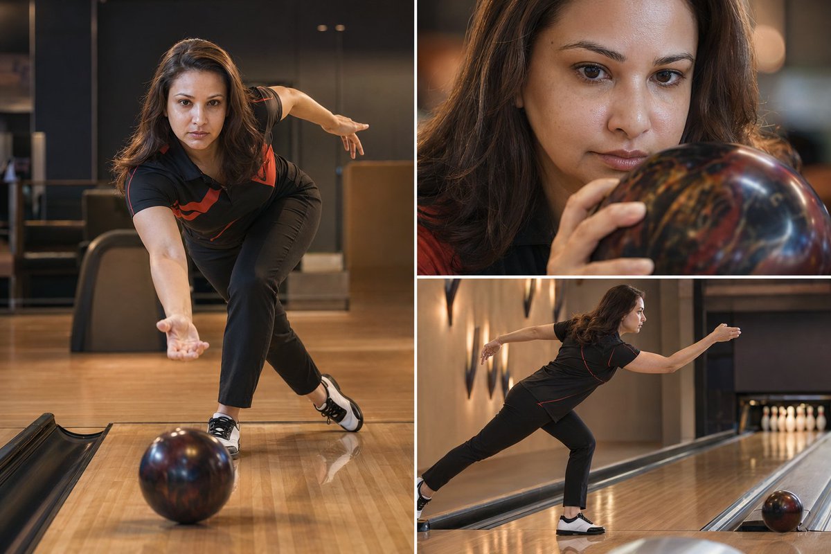AI image generated from the “Luxury Bowling Editorial Collage” prompt