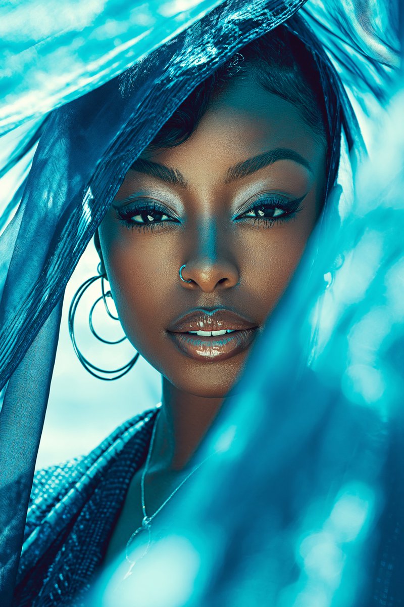 AI image generated from the “Luxury Glam Beauty Portrait” prompt