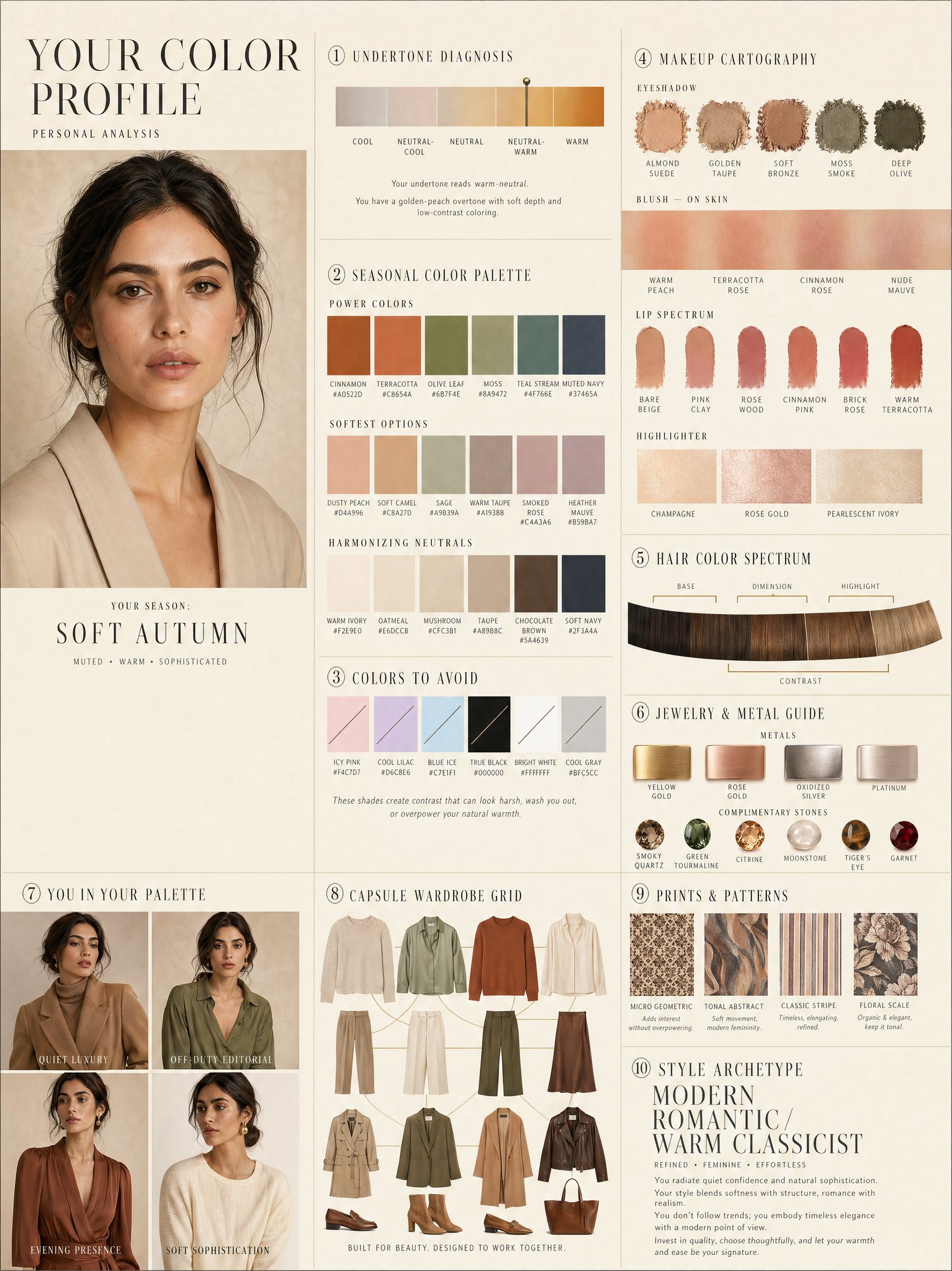 AI image generated from the “LUXURY PERSONAL COLOR PROFILE — EDITORIAL LAYOUT Studio” prompt