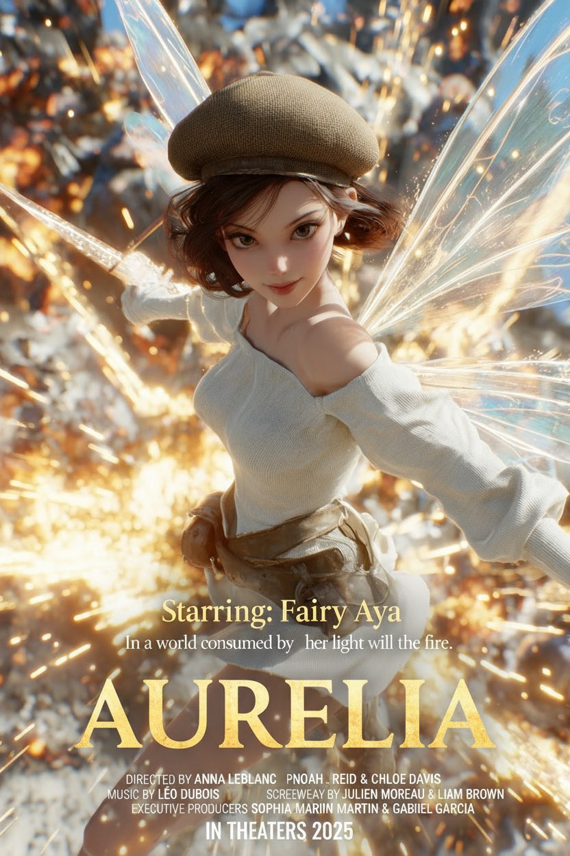 AI image generated from the “Make a Movie Poster” prompt