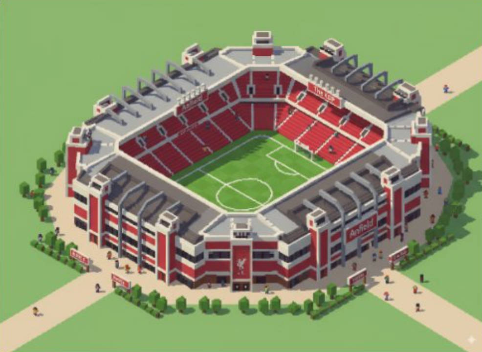 AI image generated from the “Map to Isometric Buildings” prompt