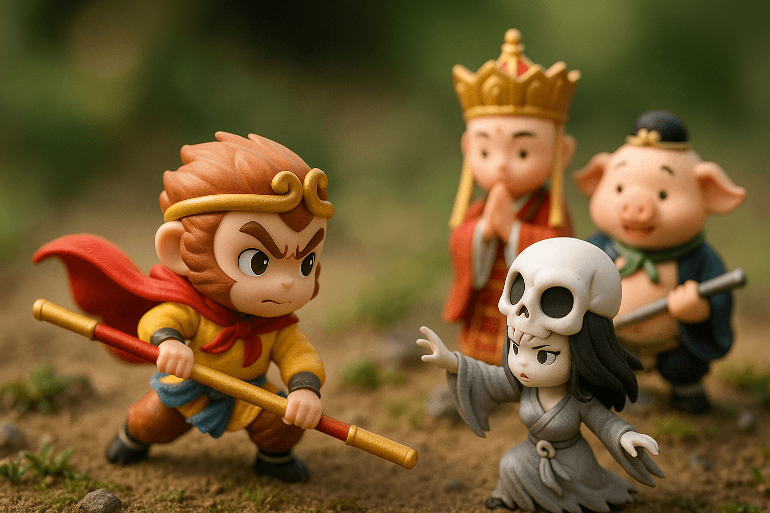 AI image generated from the “Micro Diorama Scene” prompt