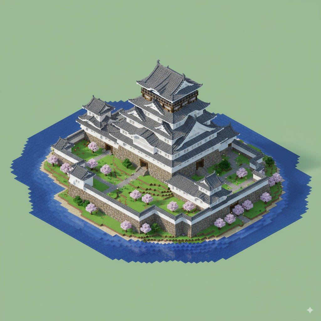AI image generated from the “Minecraft-Style Scene Generation” prompt