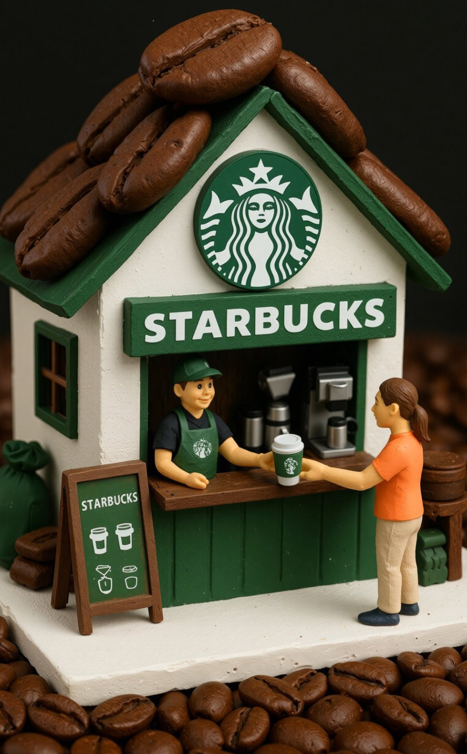 AI image generated from the “Miniature Store” prompt