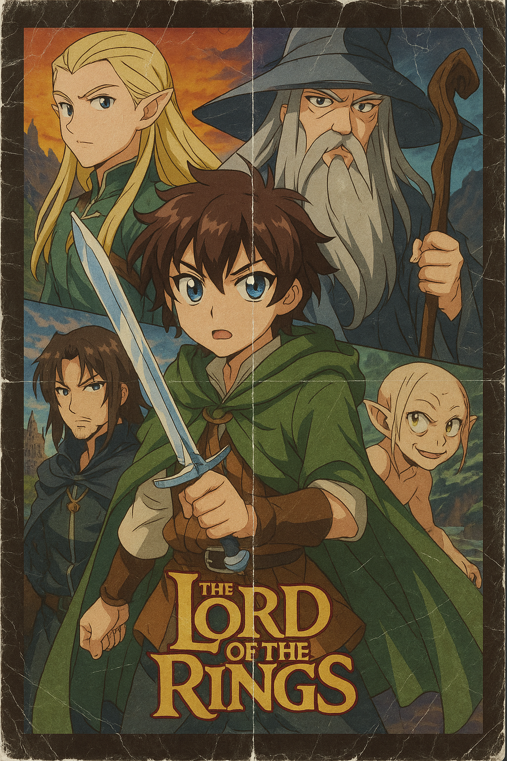 AI image generated from the “Nostalgic Anime-Style Movie Poster” prompt