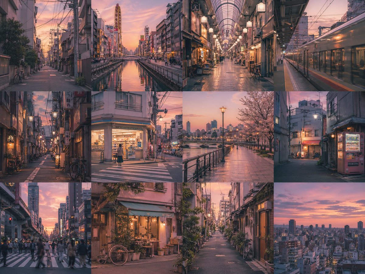 AI image generated from the “Nostalgic Memory Grid Layout” prompt