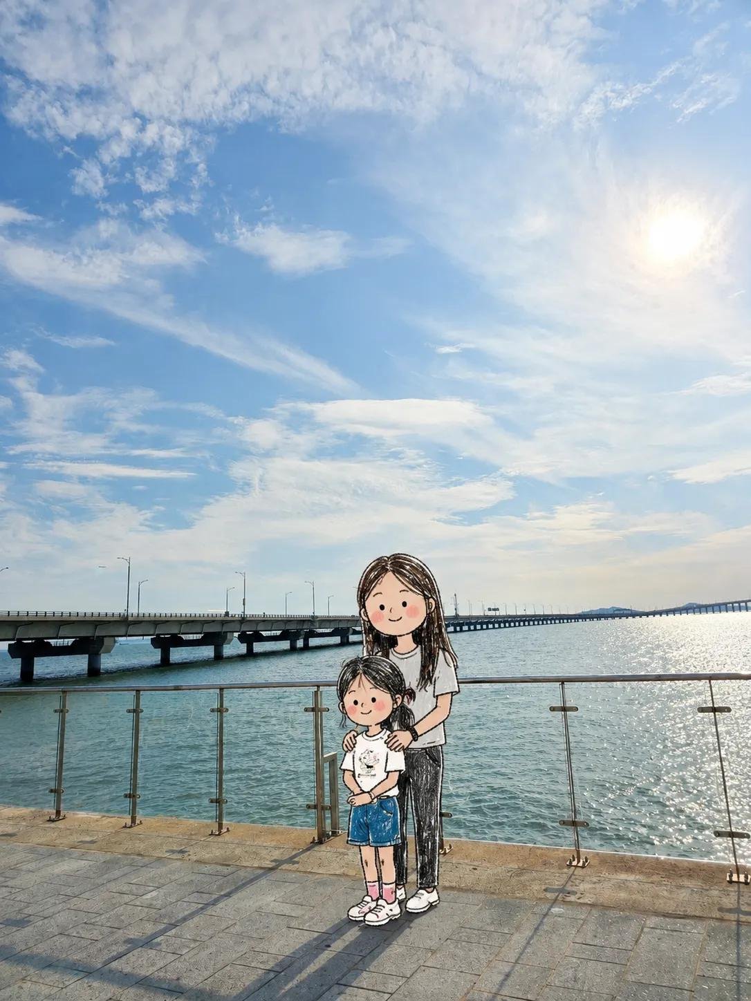 AI image generated from the “ONLY the people in the uploaded photo into adorable” prompt