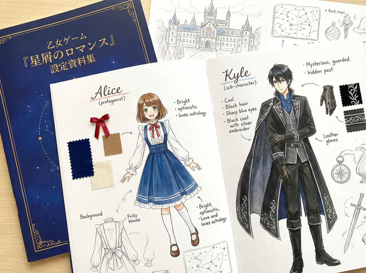 AI image generated from the “Otome Game Setting Collection” prompt