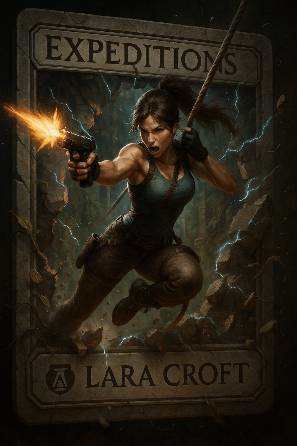AI image generated from the “Physical Destruction Effect Card” prompt