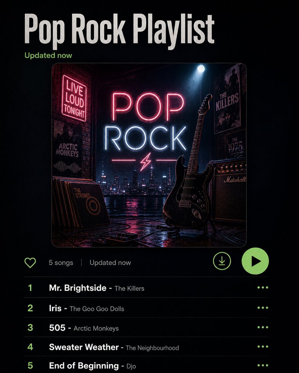 AI image generated from the “Playlist Mood Album Cover” prompt