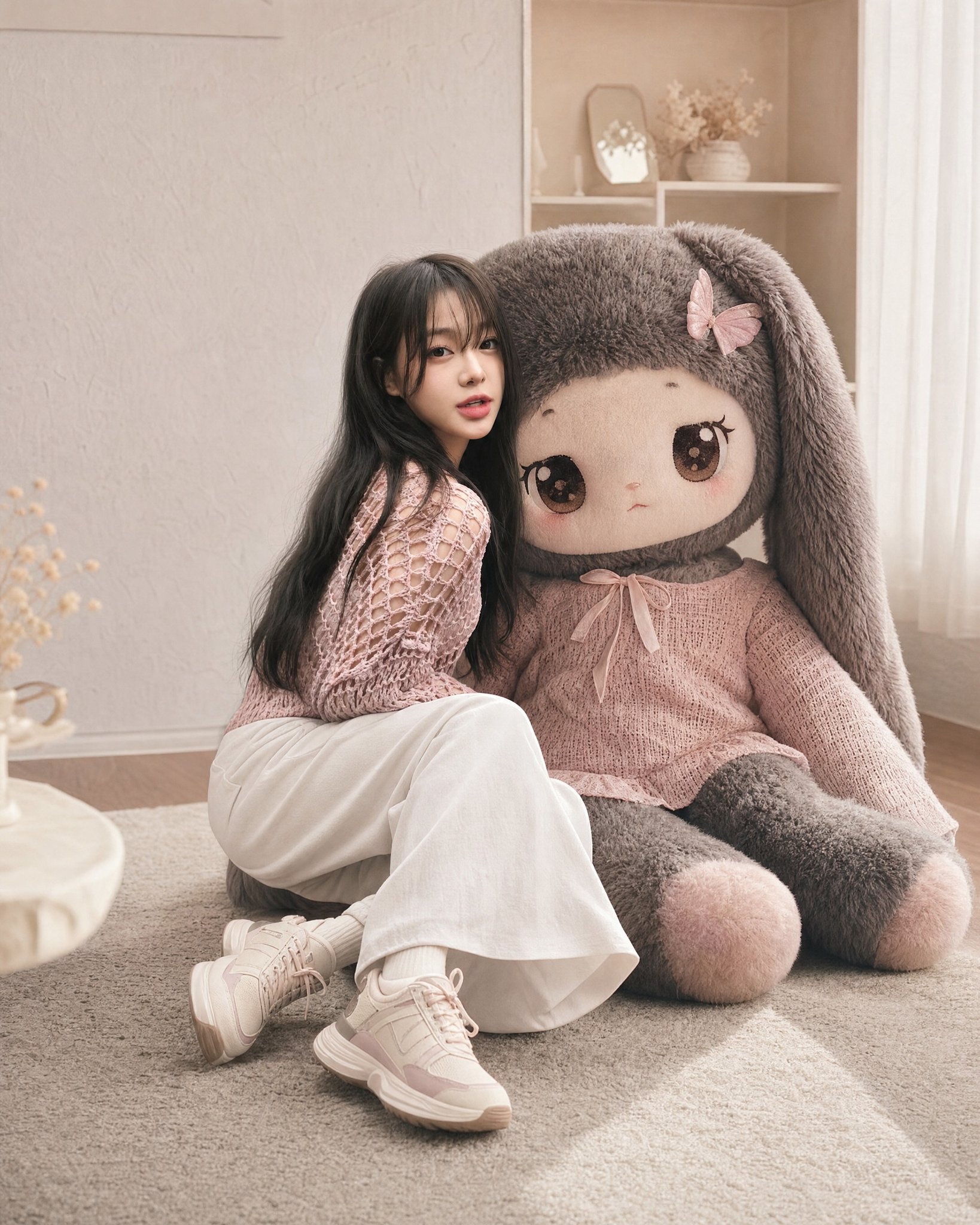 AI image generated from the “Plush Mascot Companion Portrait” prompt