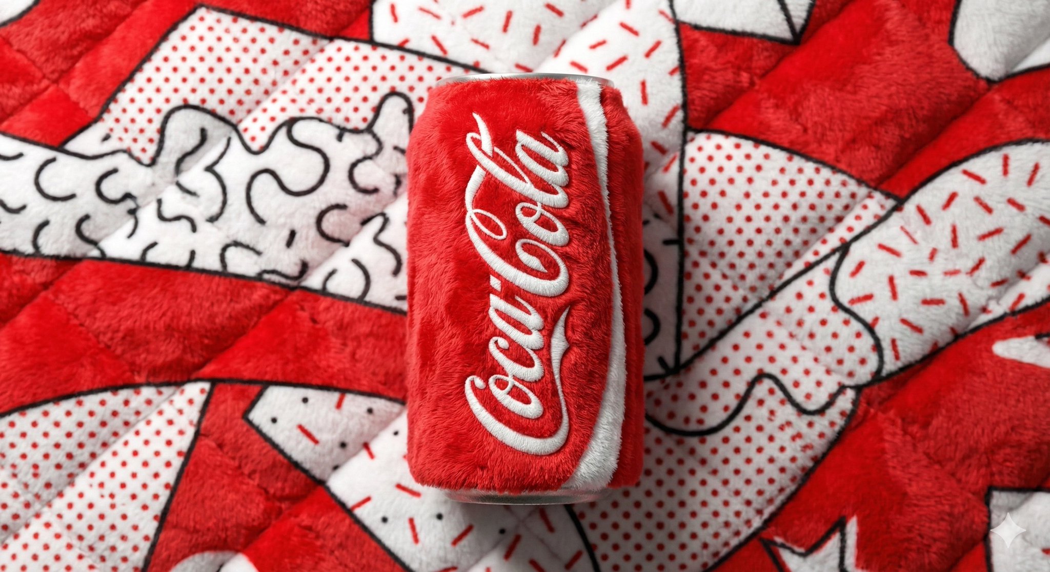 AI image generated from the “Plush Soda Can Product Shot” prompt