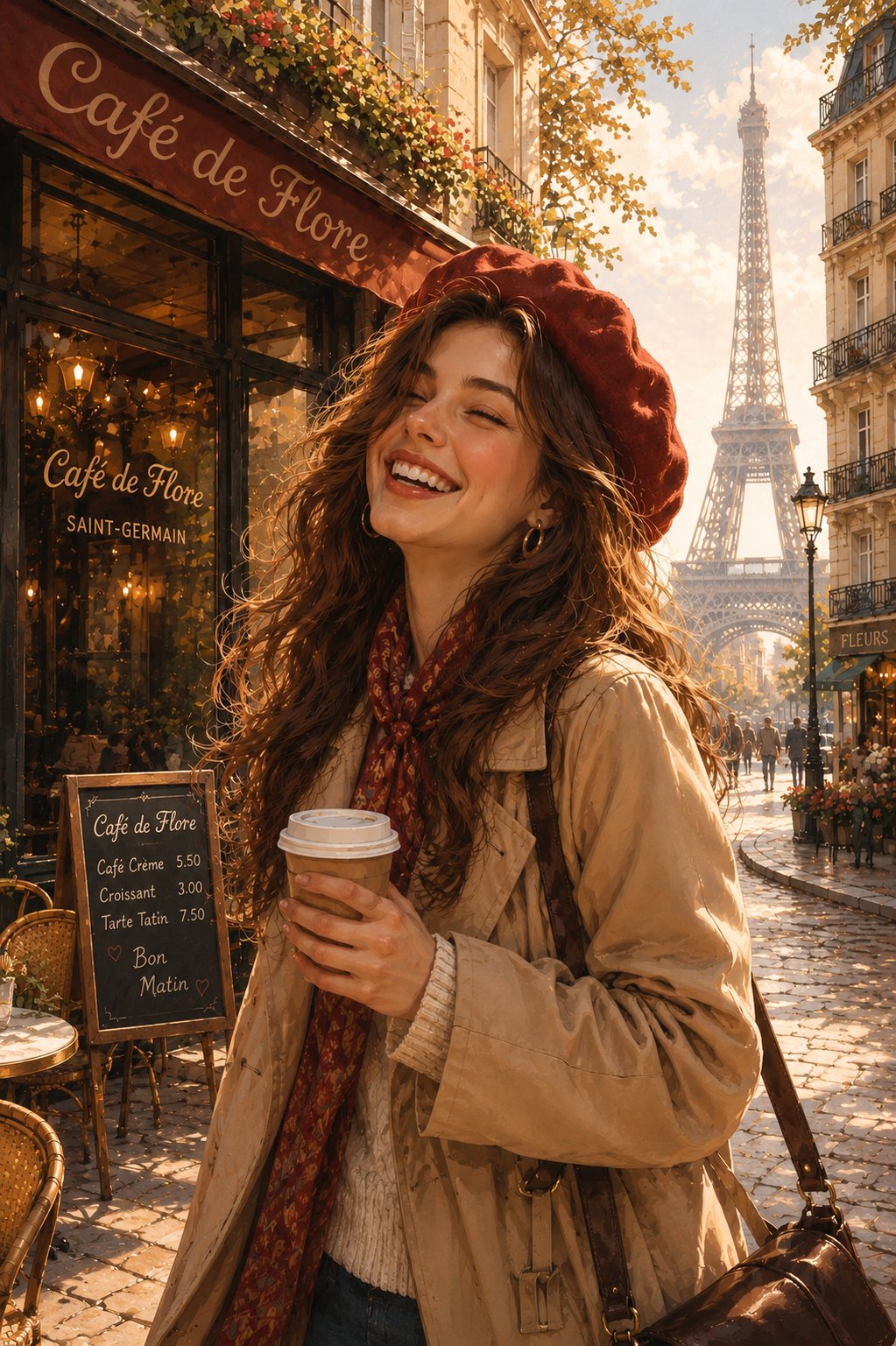 AI image generated from the “Portrait illustration in a storybook style featuring a young” prompt