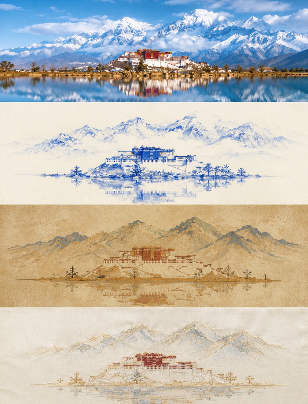 AI image generated from the “请将我上传的照片制作成一张竖版拼图海报，整体采用 3” prompt