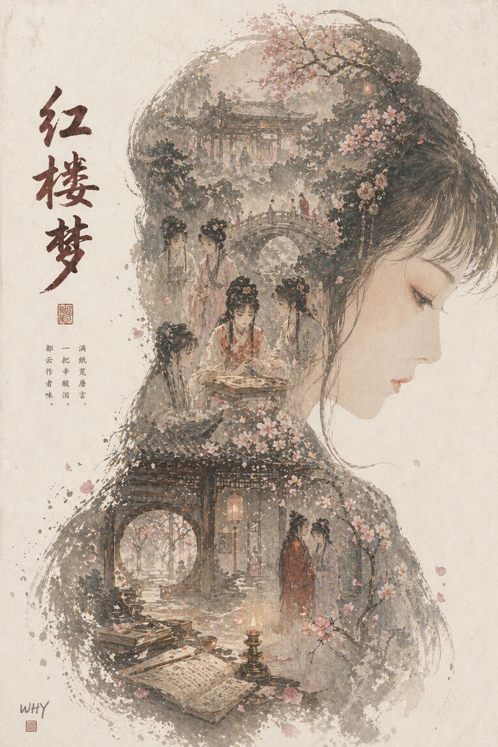 AI image generated from the “主题海报版式设计” prompt