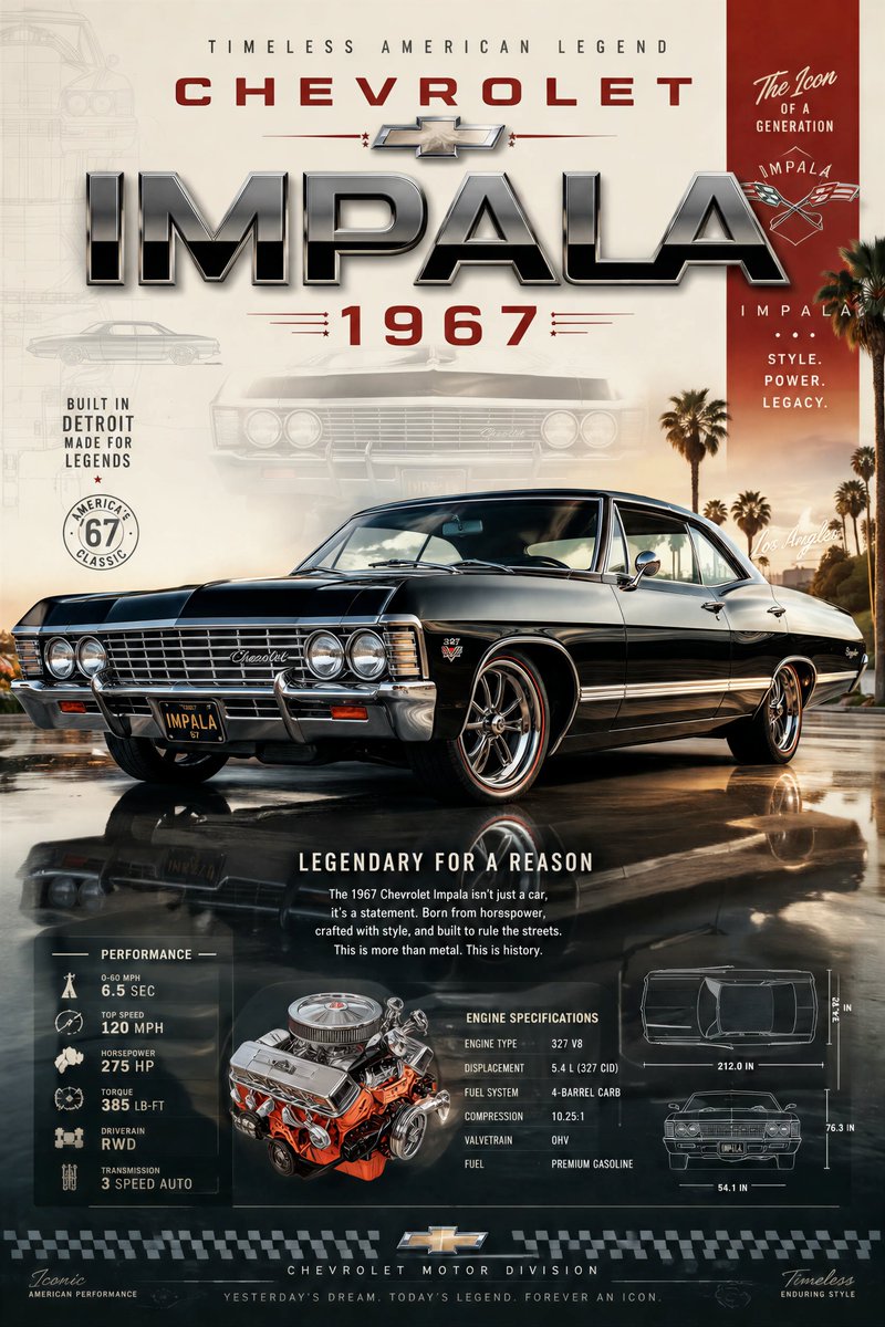 AI image generated from the “Premium Automotive Spec Poster” prompt