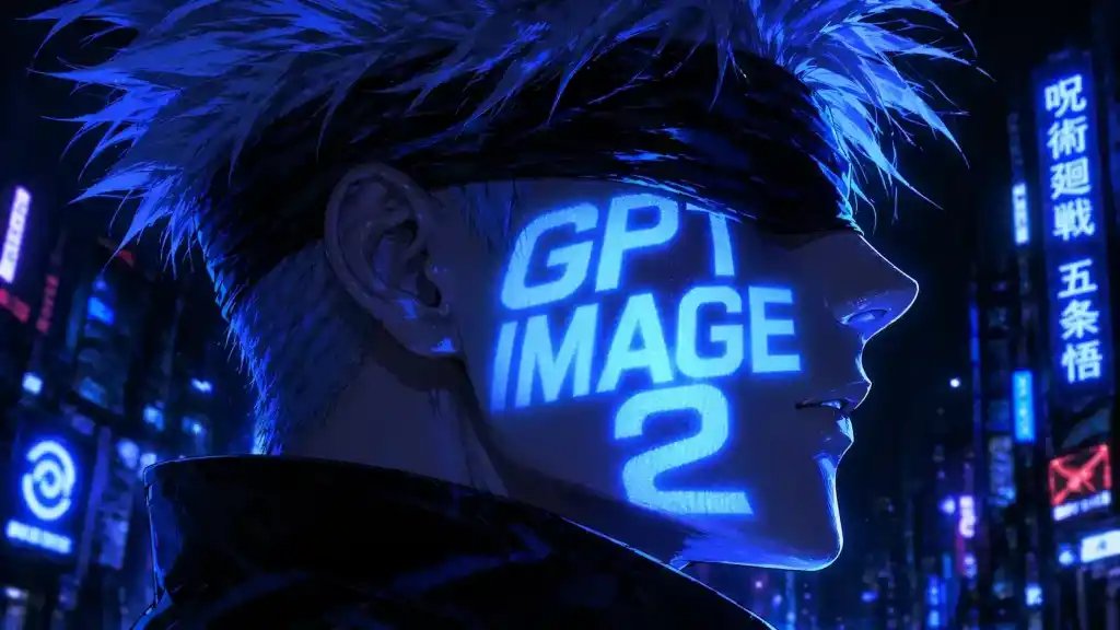AI image generated from the “Profile / Avatar - Cyberpunk Anime Portrait with Neon Face Text” prompt