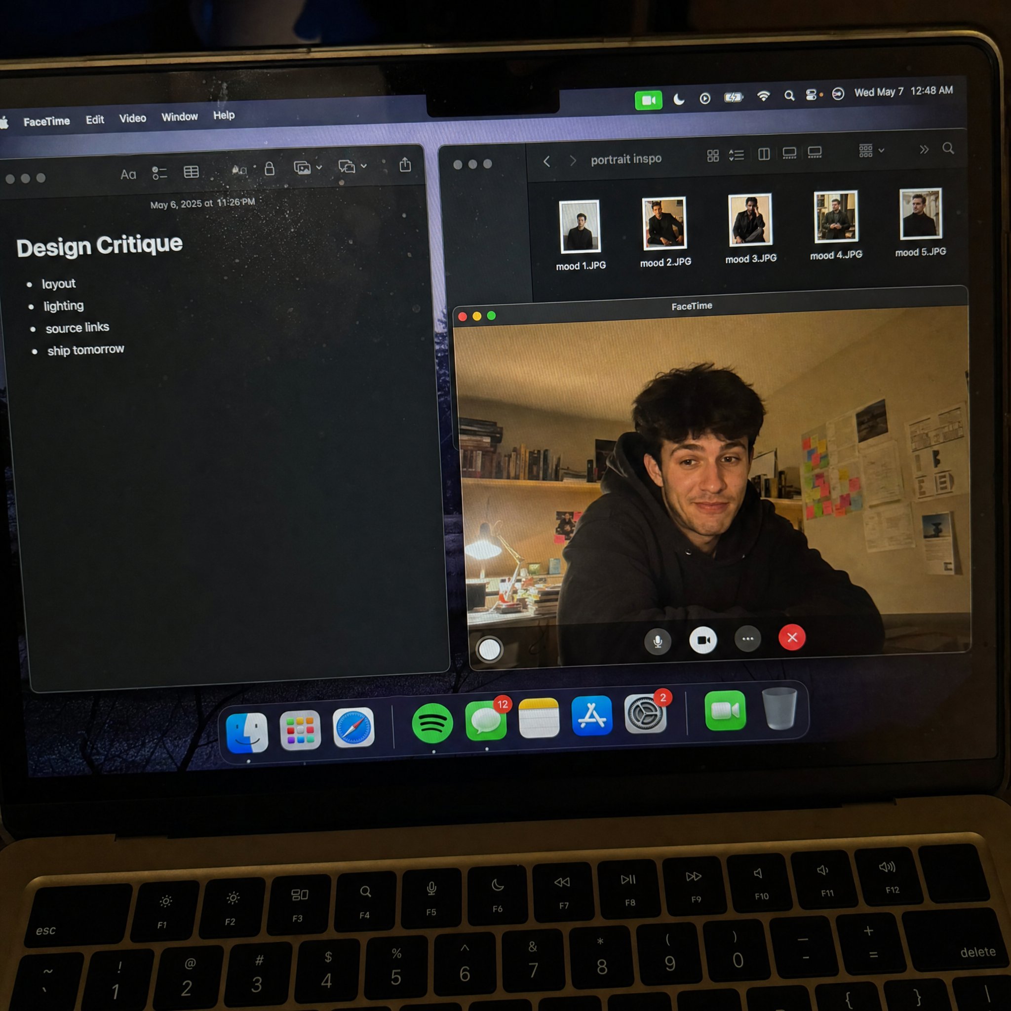 AI image generated from the “Raw smartphone photo of a laptop screen, not a screenshot” prompt