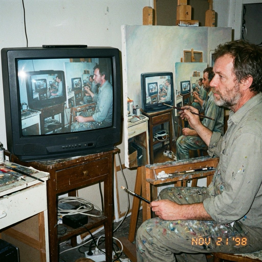 AI image generated from the “Recursive Image” prompt