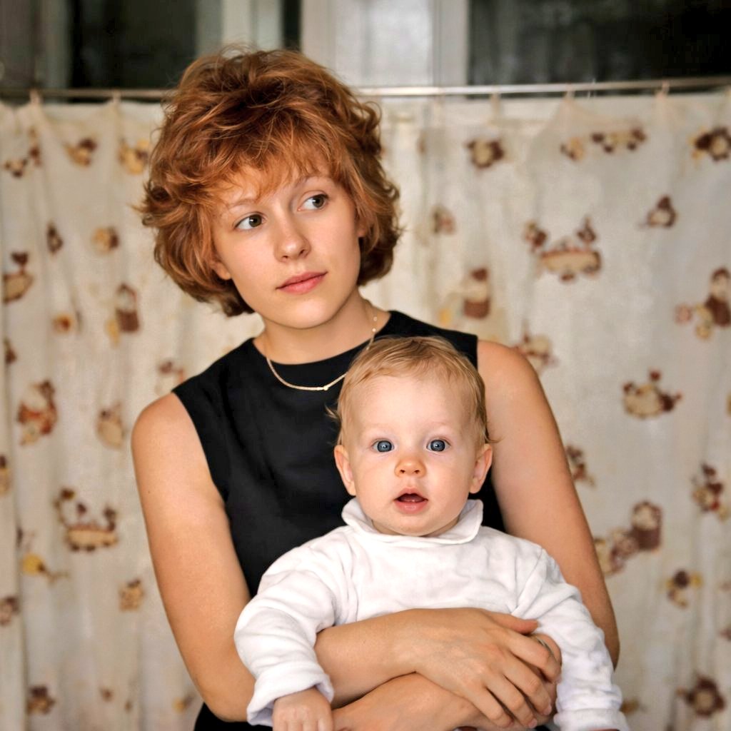 AI image generated from the “Restored Vintage Mother and Child Portrait” prompt
