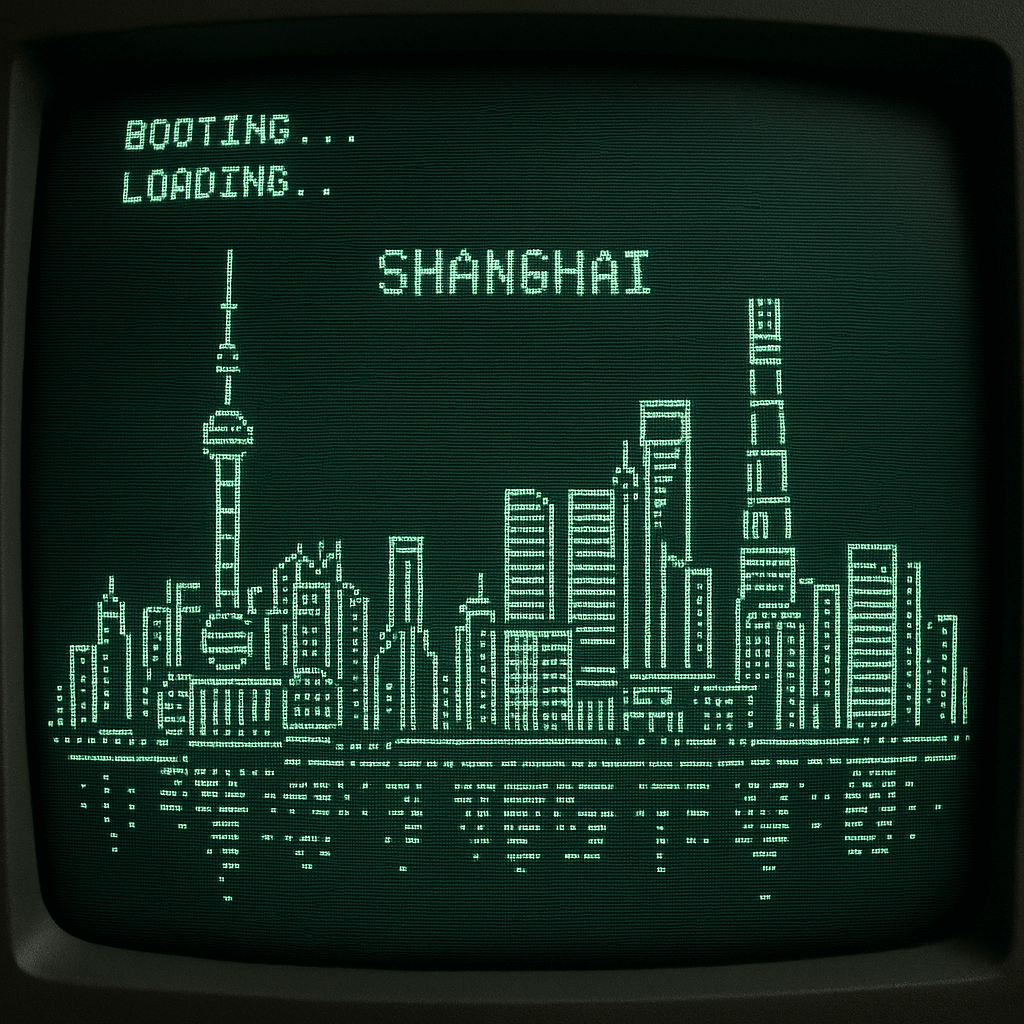 AI image generated from the “Retro CRT Computer Boot Screen” prompt