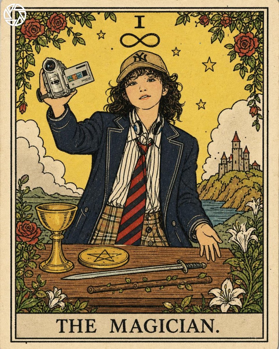 AI image generated from the “Rider-Waite Tarot Card” prompt
