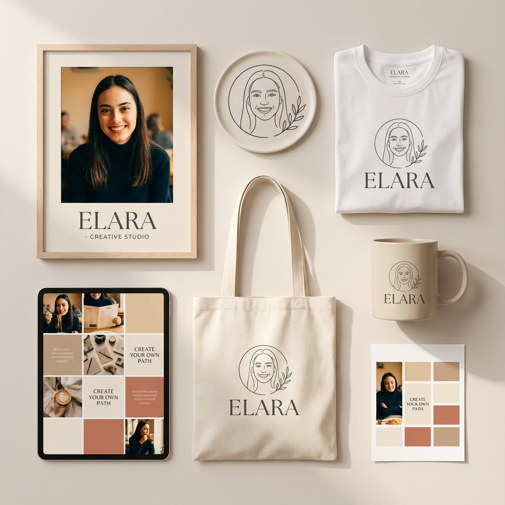 AI image generated from the “Scandinavian Branding Mockup” prompt