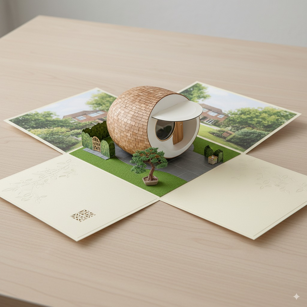 AI image generated from the “Scene A6 Folding Card” prompt
