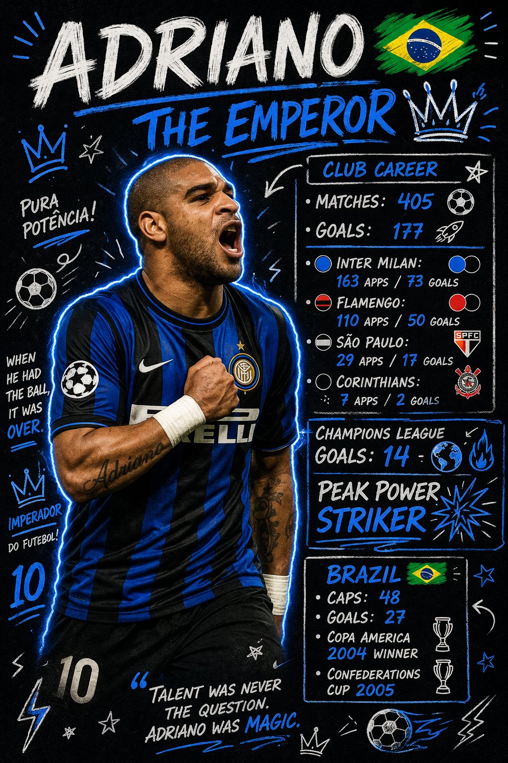 AI image generated from the “Scrapbook doodle-style football poster of” prompt