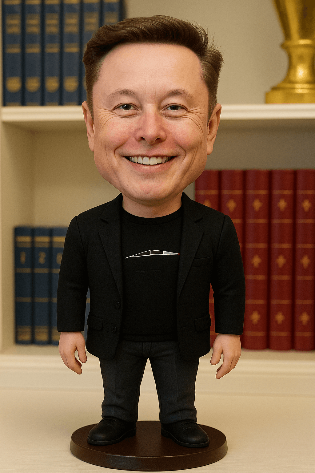 AI image generated from the “Selfie to Bobblehead Generator” prompt
