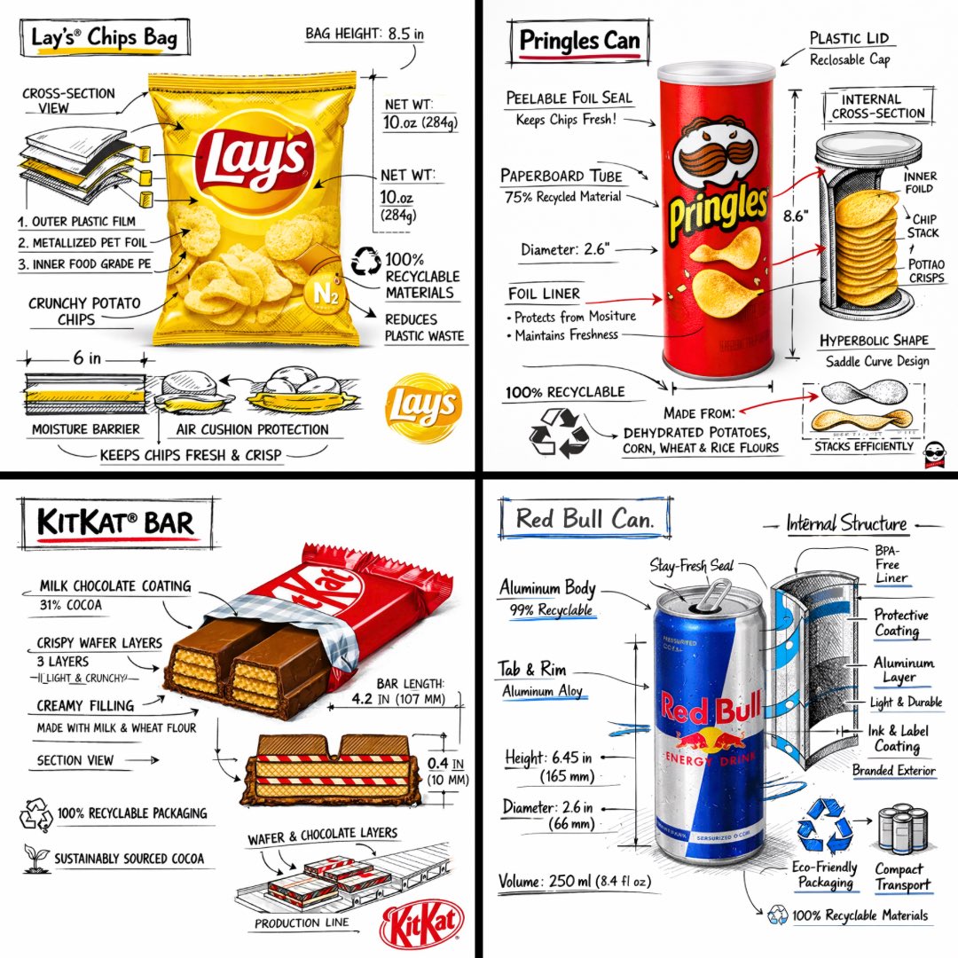 AI image generated from the “零食品牌技术分解图” prompt