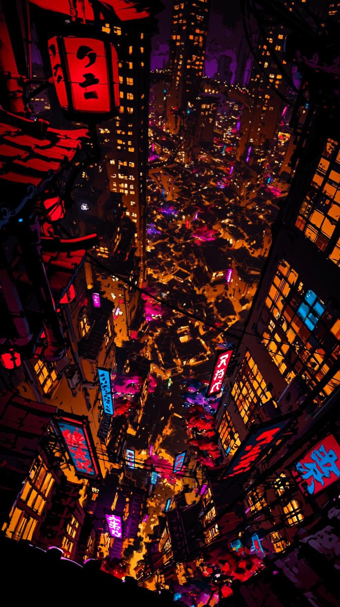 AI image generated from the “Surreal Japanese Futuristic City Illustration” prompt