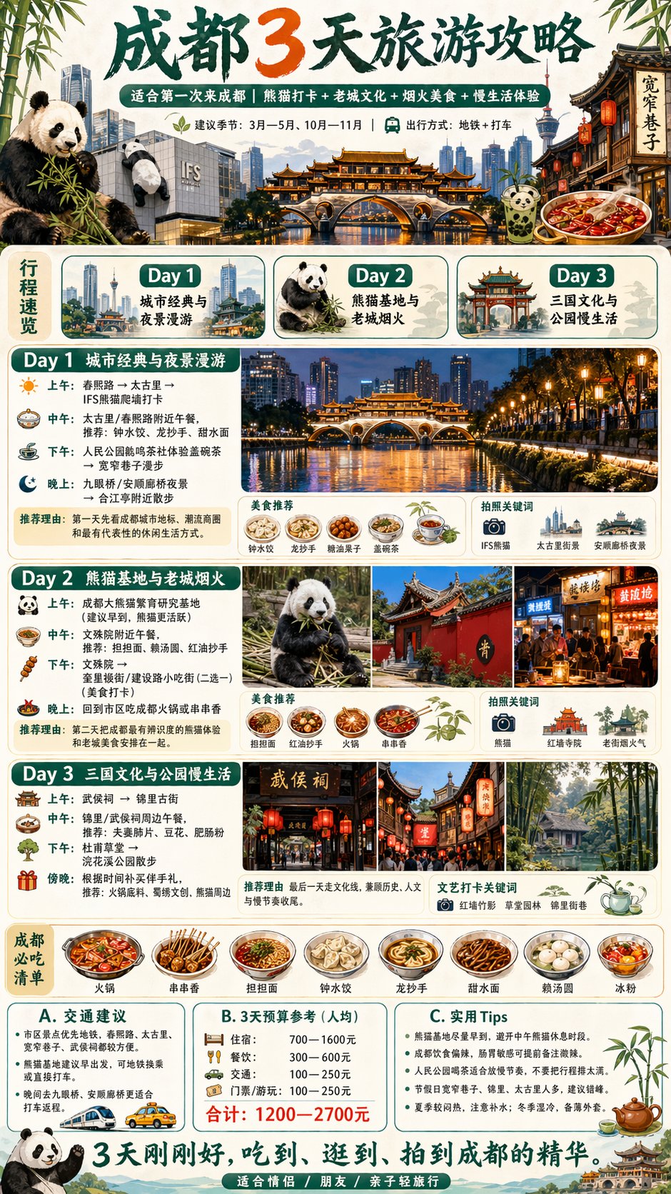 AI image generated from the “Three-Day Travel Guide Card” prompt